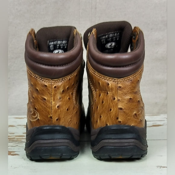 Roper Leather Ostrich Kiltie Boots - Picture 4 of 10